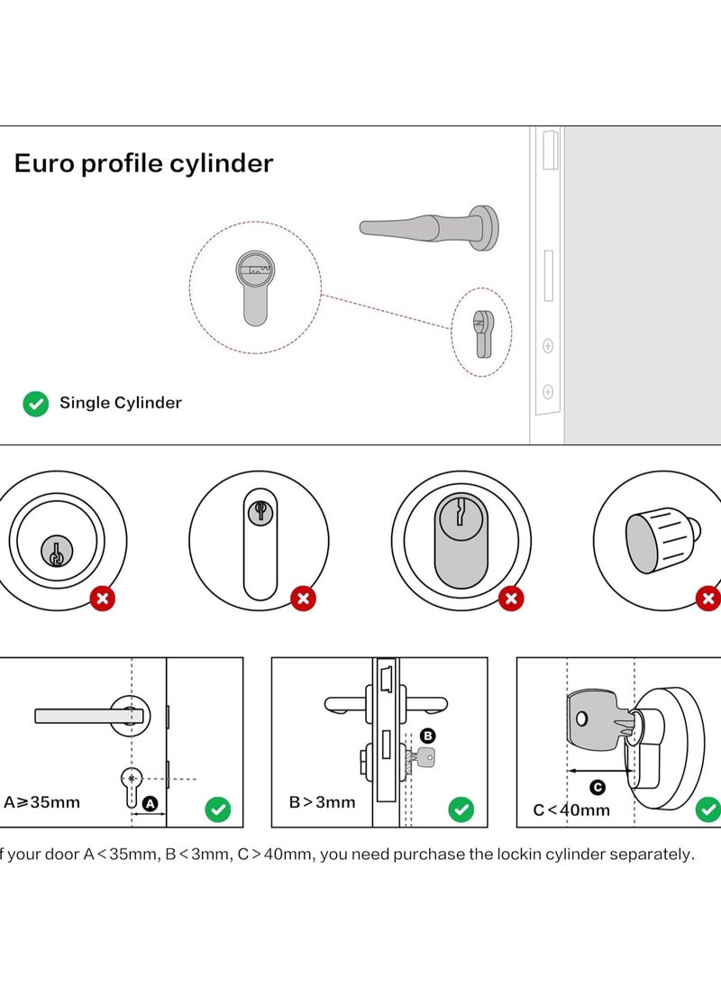 LOCKIN - Luckin G30 3 in 1 Smart Lock - Image 1