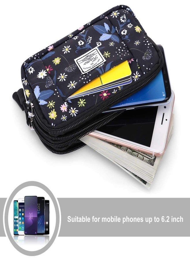 KAMO Multipurpose Canvas Horizontal Smartphone Pouch Cell Phone Holster with Belt Loop Pouch Bag Belt Pouches for Women Cellphone Holster for Women & Men - Image 3