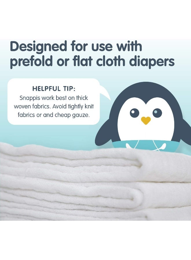 Snappi Baby Cloth Nappy Fasteners - Toddler Size 5-Pack - Image 3