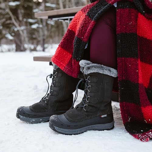 Baffin Chloe Women's Winter Boots, Tundra Rated, 14 to -22 degrees Fahrenheit, Tall Height, Black, Size 6 - Image 5