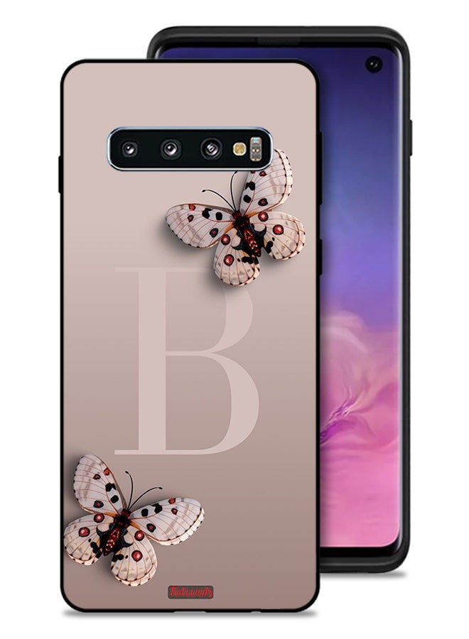 Tolwak Samsung Galaxy S10 4G Protective Case Cover B Butterflies - Image 1