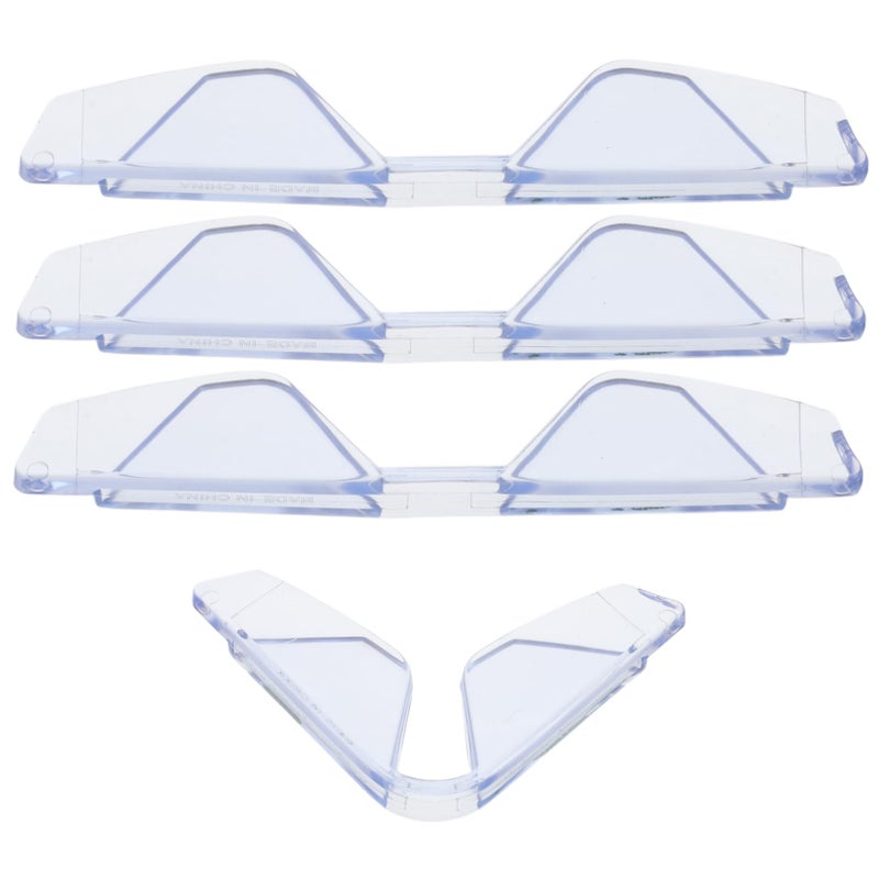 4Pcs Transparent Car Door Sill Protector Anti Collision Strip Easy to Install - Image 2