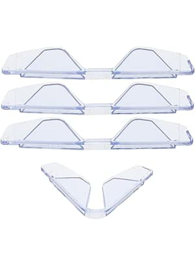 4Pcs Transparent Car Door Sill Protector Anti Collision Strip Easy to Install - Image 1