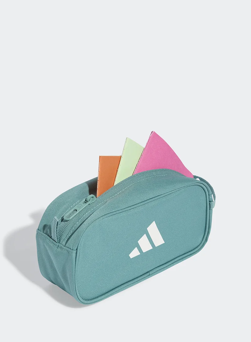 Adidas Blue Zip Pencil Case Durable