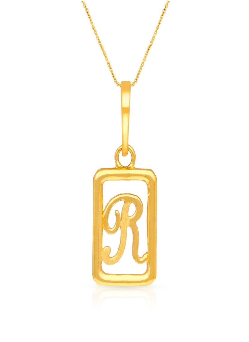 Malabar Gold and Diamonds 22k 916 Purity Gold Pendant for Women DZPN173RY  - Image 1