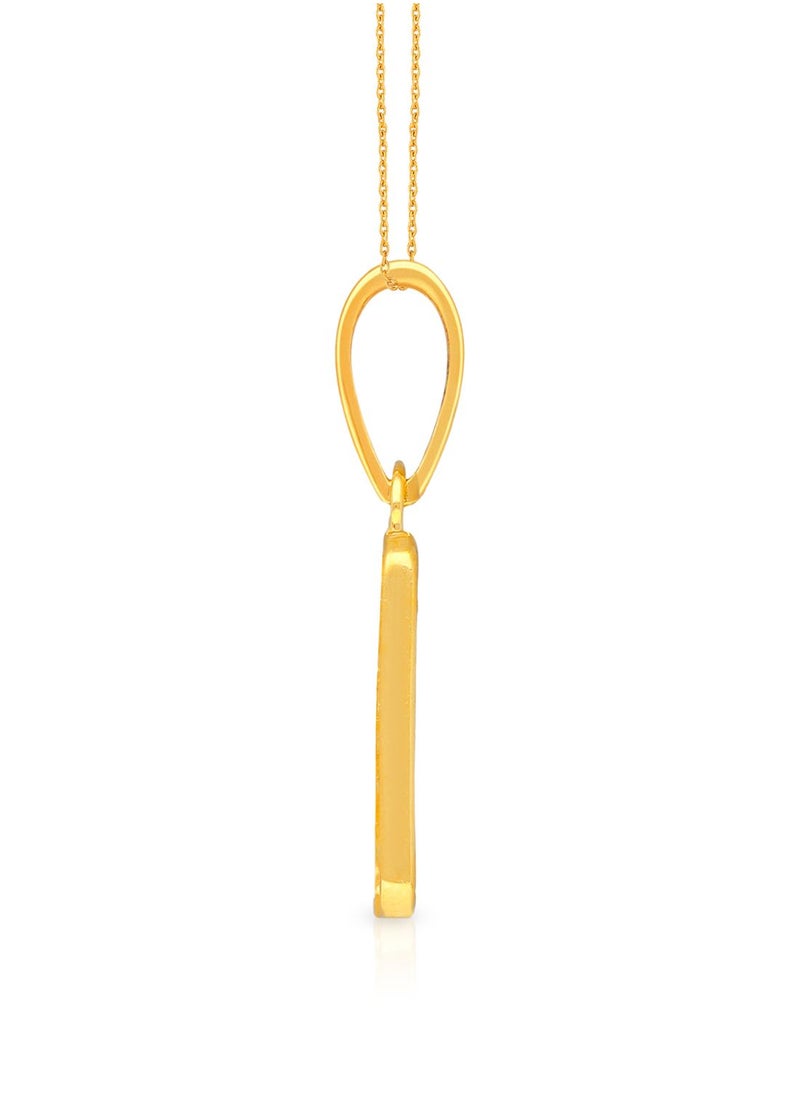 Malabar Gold and Diamonds 22k 916 Purity Gold Pendant for Women DZPN173RY  - Image 3