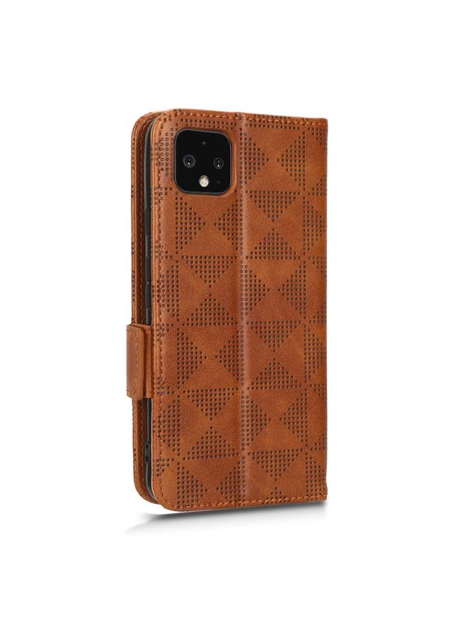 Zaboon Case For Google Pixel 4 Symmetrical Triangle Leather Phone Case - Image 3