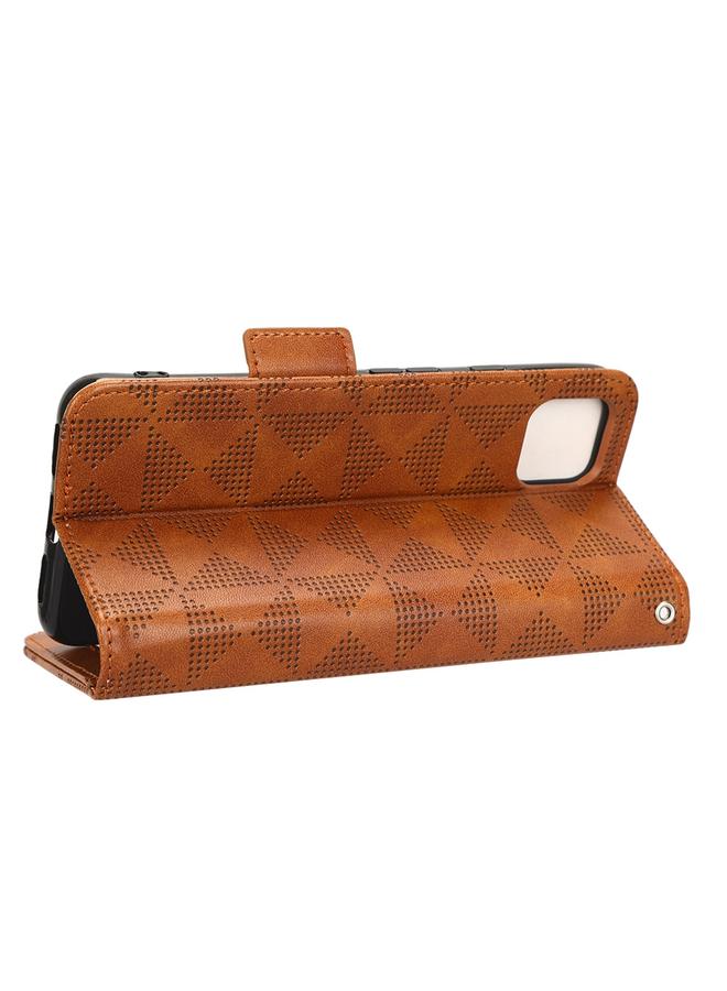 Zaboon Case For Google Pixel 4 Symmetrical Triangle Leather Phone Case - Image 5