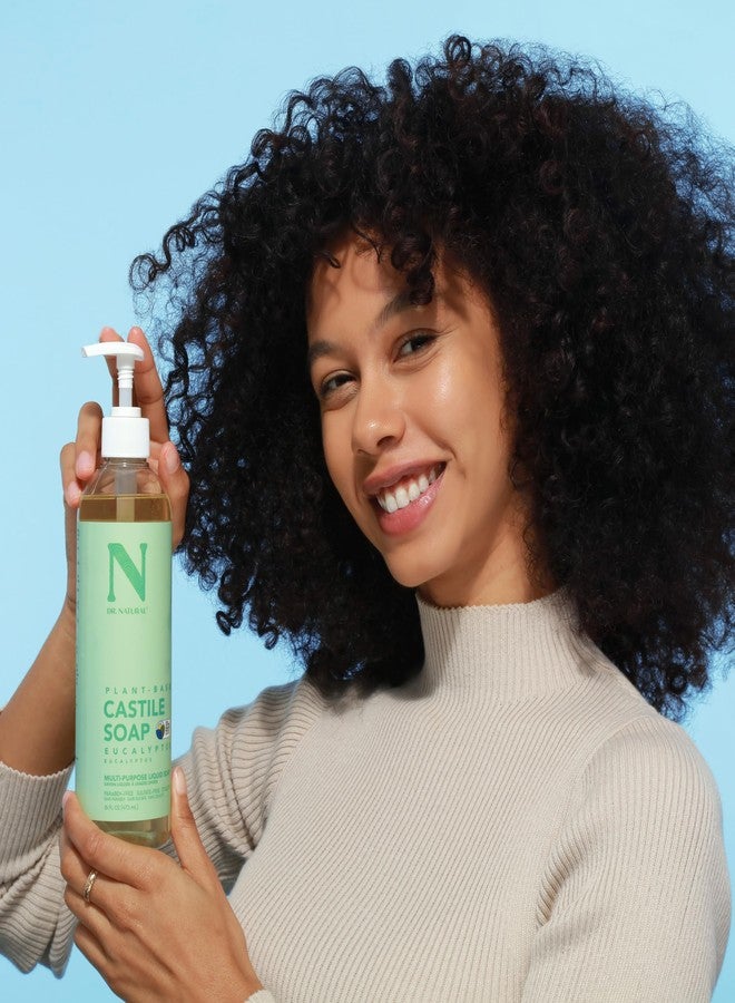 Dr. Natural Castile Liquid Soap - Multi-Use Body Wash, Shampoo and Face Wash - Hydrating Body Soap for Skin, Hair, Pets and Home - Eucalyptus - 16 oz - Image 5