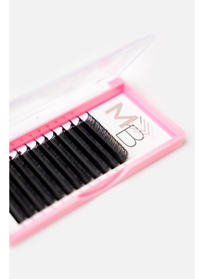 إم بي رموش صناعية كثيفة من إم بي، سمك 0.05 مم، مقاس علبة مختلط 8-15 مم، تجعيدات سي سي، كشمير، داكن جدًا، سهلة الالتقاط، صالون احترافي، أسود - Image 1