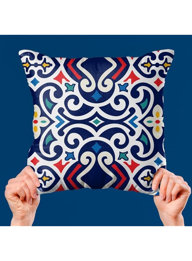 The Bros Cushion Cover Khayamia Design Multi Colors 40 x 40 CM - Image 2