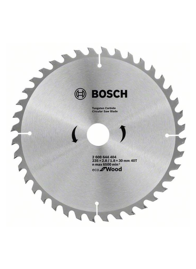 BOSCH - Bosch Professional Circular Saw Blade For Wood 9'' / 235Mm Dia, 25Mm Bore, 40 Teeth - Image 1