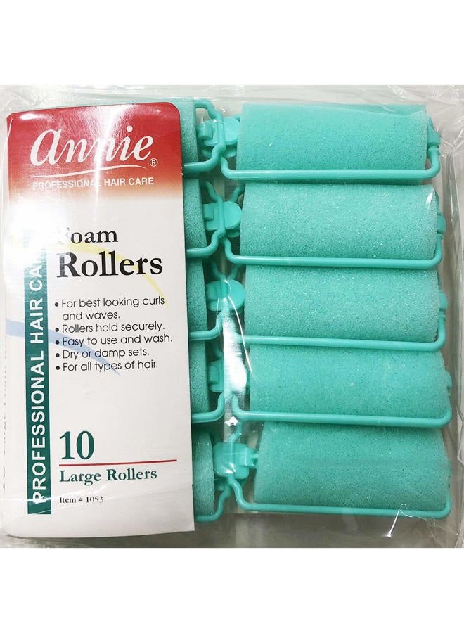 Annie Large Foam Hair Rollers - 10 Pk. - Image 2