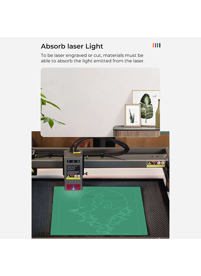 Creality 3D 10pcs Colored Matte Acrylic Sheets 12x12inch 1/8 Thick Suitable for CO2 laser engravers and Falcon Series  - Image 2