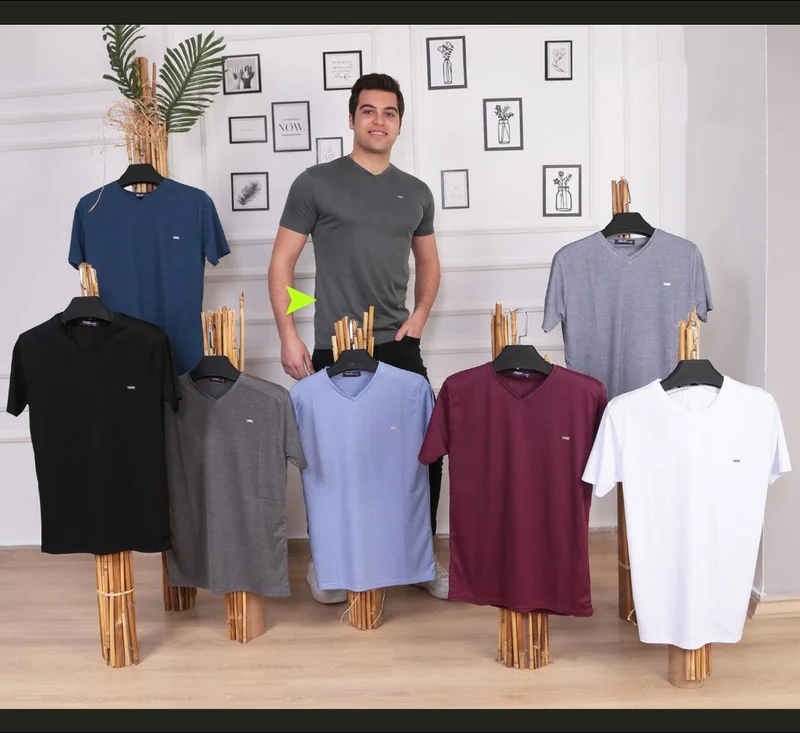 Varetta Men's Khaki Regular Cut Round Neck Knitwear T-Shirt