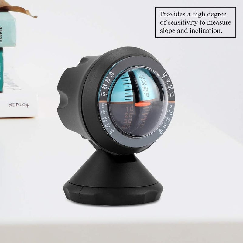 klarako Car Inclinometer, Level Tilt Gauge, Car Slope Indicator with 360 Degree Rotating Viewing Angle,Gradient Balancer Safety Driving Assiant Tool for Off-Road Vehicle and Self-Driving Travelling - Image 4