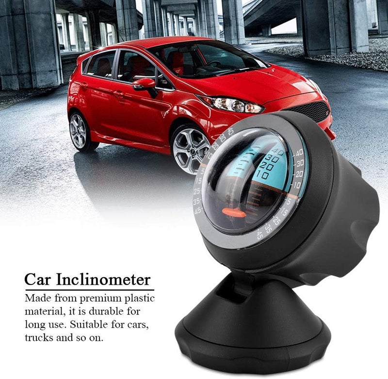 klarako Car Inclinometer, Level Tilt Gauge, Car Slope Indicator with 360 Degree Rotating Viewing Angle,Gradient Balancer Safety Driving Assiant Tool for Off-Road Vehicle and Self-Driving Travelling - Image 3