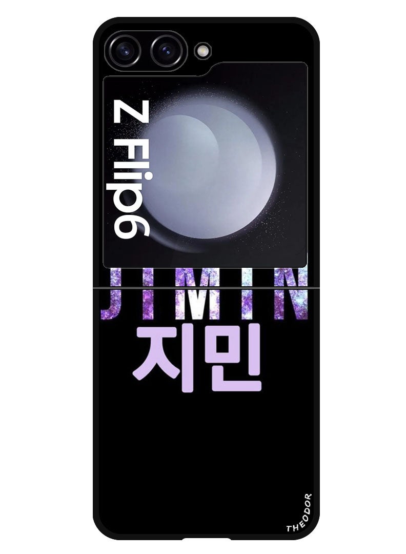 Theodor Protective Case Anti Scratch Shock Proof Bumper Cover For Samsung Galaxy Z Flip 6 Jimin - Image 1
