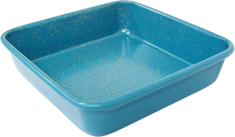 casaWare casaWare 7Inch Toaster Oven Ultimate Series Commercial Weight Ceramic NonStick Coating Square Pan Blue Granite  - Image 2