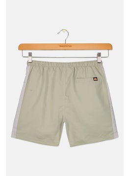 Ellesse Kids Boy Brand Logo Beachwear Short, Sage Green  - Image 2