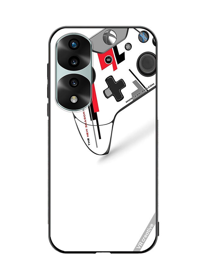 VR CREATIVE Protective Case Cover For Honor 70 Pro Retro Gaming Controller Design Multicolour - Image 1