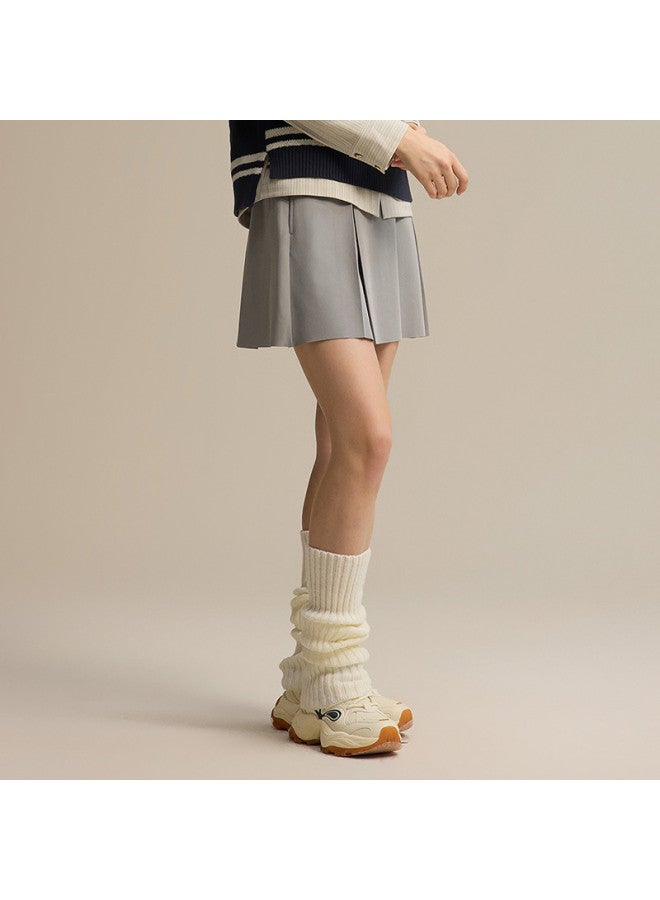 PALLADIUM تنورة نسائية بسيطة على شكل حرف A، تنورة بأسلوب أكاديمي متعدد الاستخدامات - Image 2