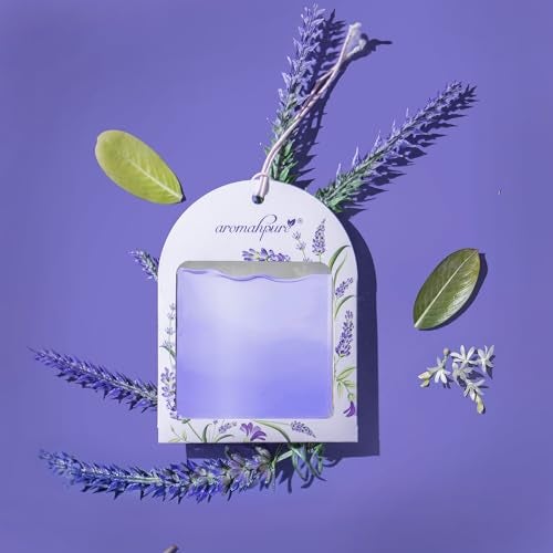 Aromahpure Gel Wink Hanging Car Perfume | Long-Lasting Gel Based Car Air Freshener | Car Accessories | Last Up to 30 Days (Pack 3, Lavender) - Image 5
