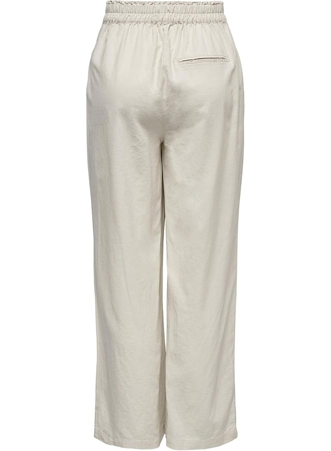 اونلي بنطلون طوكيو نسائي من مزيج الكتان عالي الخصر - Noos - Image 2