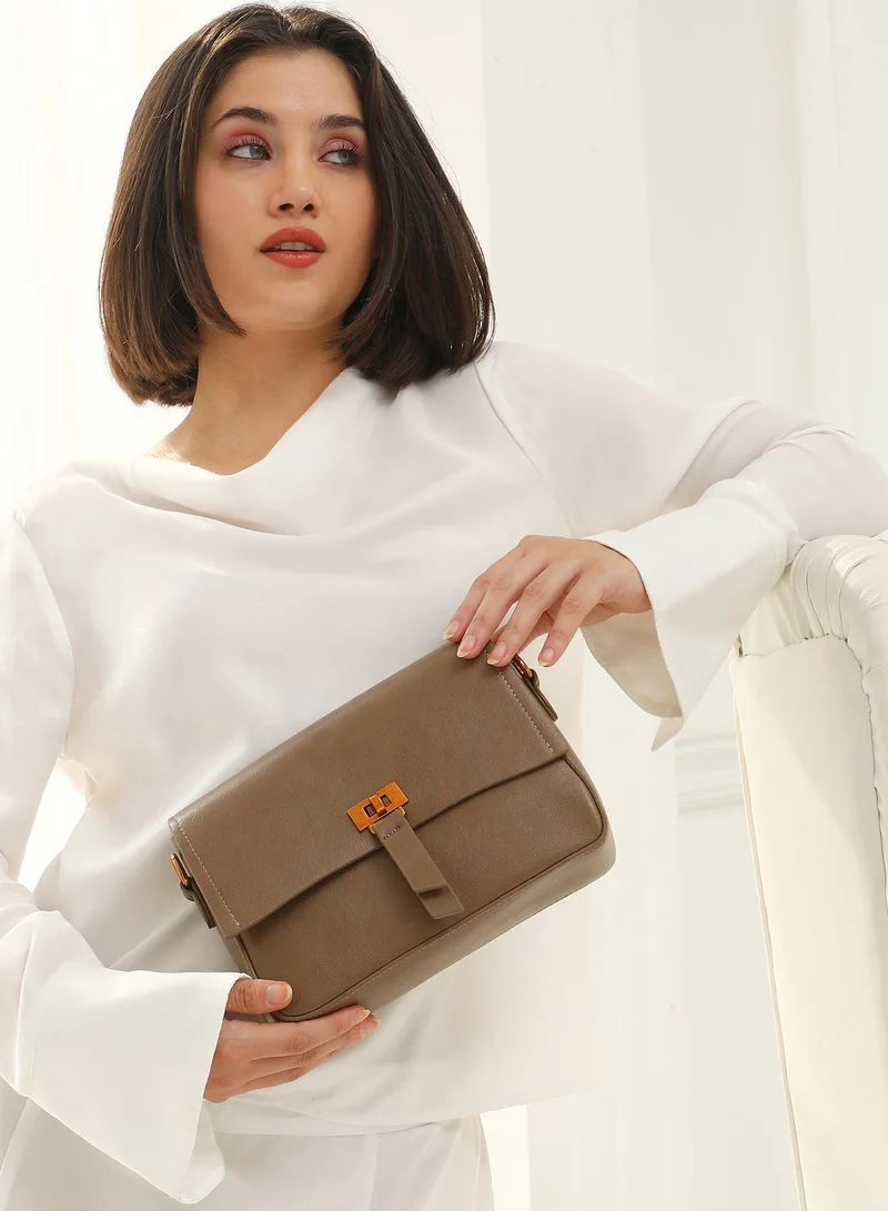 Haute Sauce  Flap Closure Handbag for Women | Best Price UAE