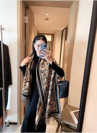 1 PC Wool Warm Tassel Solid Color Outer Shawl - pzsku/Z66B98834B39CD7AFBD58Z/45/_/1729276084/40a38dff-52d4-45e3-b65b-b5400d341ec6