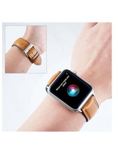 Generic Leather Band 22MM For Samsung galaxy watch 3 45mm /watch 46mm/Gear S3/Huawei watch GT3 46MM/GT2E/GT 46mm)/GT2 Pro/GT2 46MM/honor Magic Watch2 46mm/Amazfit GTR 4 /GTR3/3pro/2/2e  - Image 3