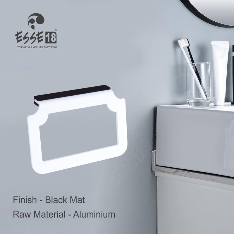 ESSE18 ESSE18 Square Napkin Ring for Kitchen Napkin Holder Bathroom Towel Bar Towel Ring Acrylic Wall Mounted Kitchen Napkin Ring Bathroom Accessories  - Image 3
