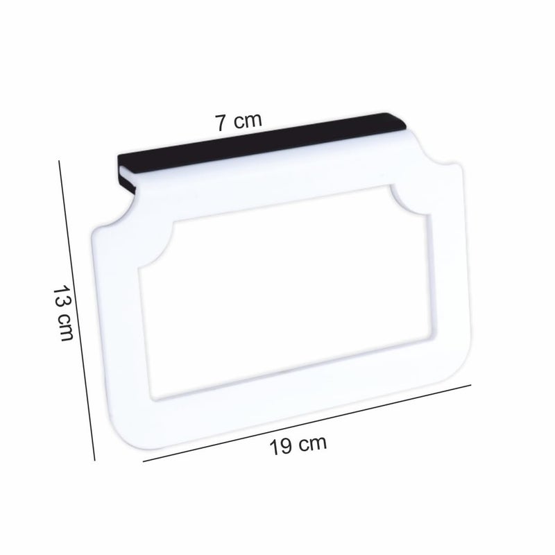 ESSE18 ESSE18 Square Napkin Ring for Kitchen Napkin Holder Bathroom Towel Bar Towel Ring Acrylic Wall Mounted Kitchen Napkin Ring Bathroom Accessories  - Image 2