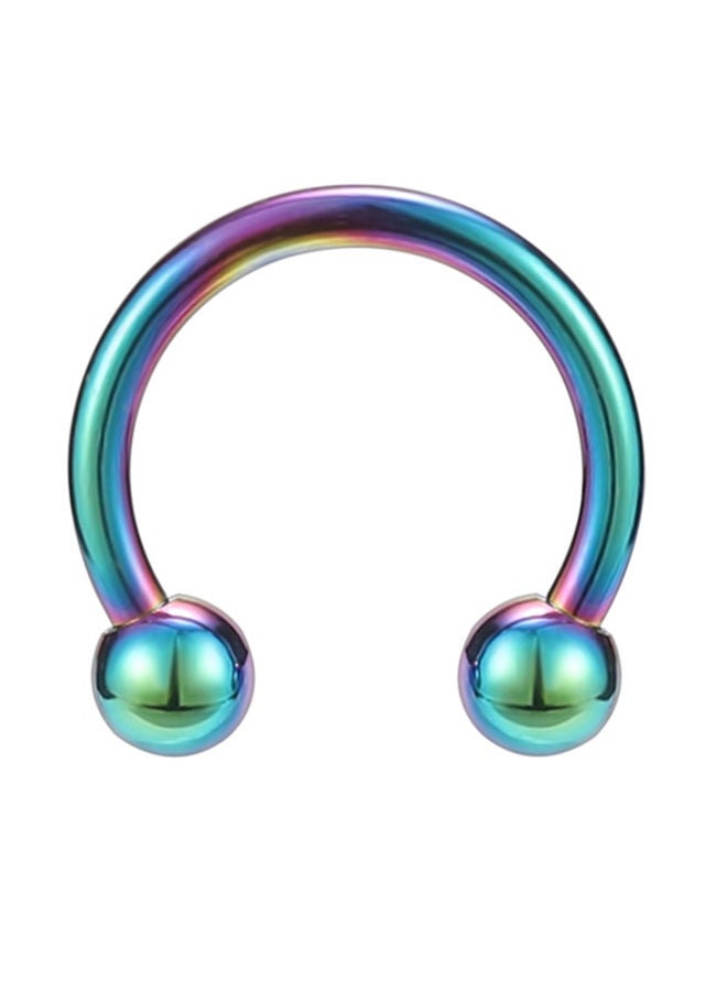 NIBEMINENT Stainless Steel Horseshoe Captive Bead Nose Ring
