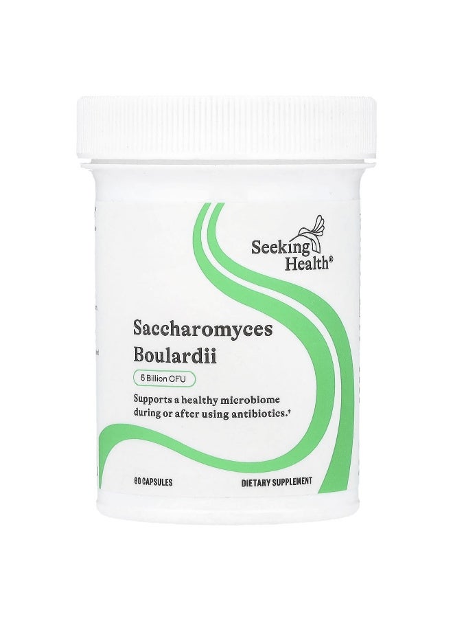 Seeking Health Seeking Health, Saccharomyces Boulardii, 5 Billion CFU, 60 Capsules  - Image 1