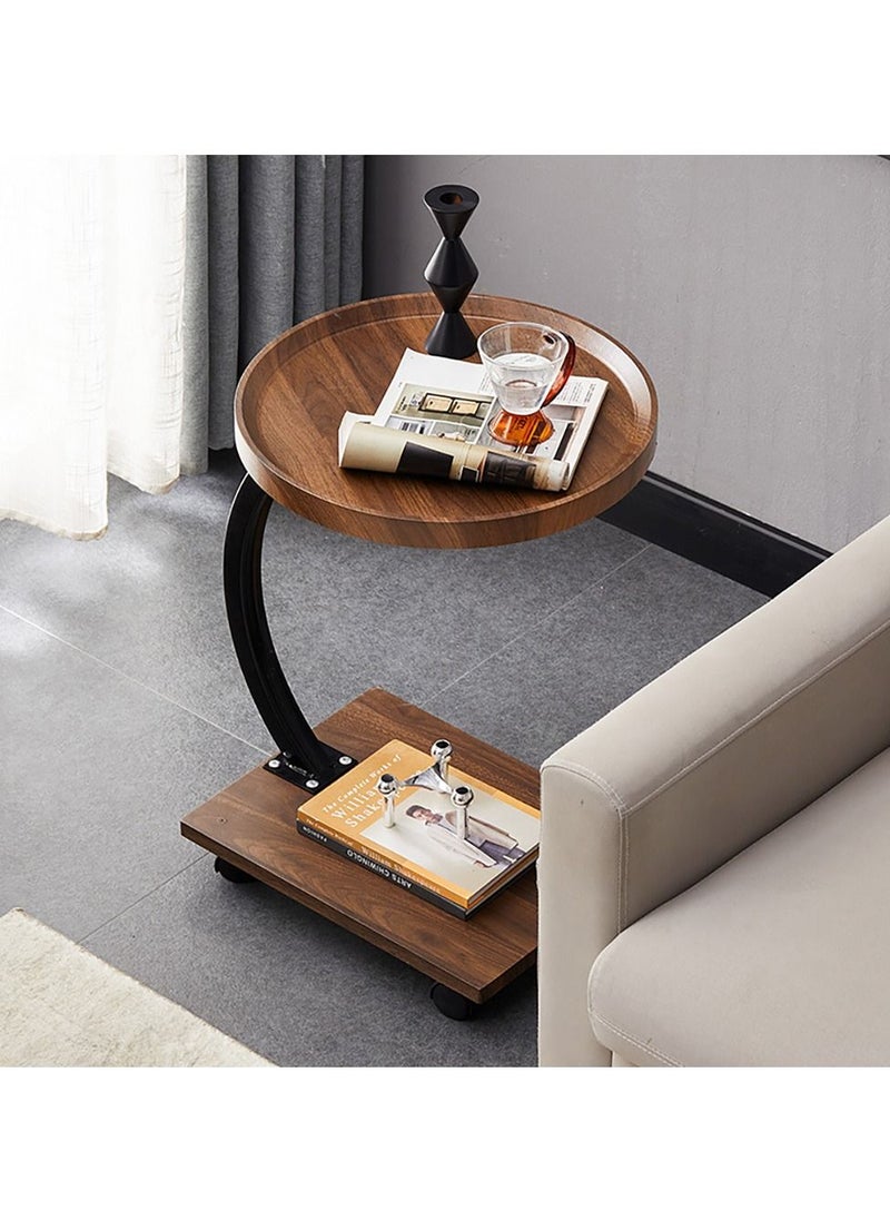 Arabest - U-shaped Removable Sofa Side Table, Simple Balcony Coffee Table Sofa Side Machine Table - Image 1