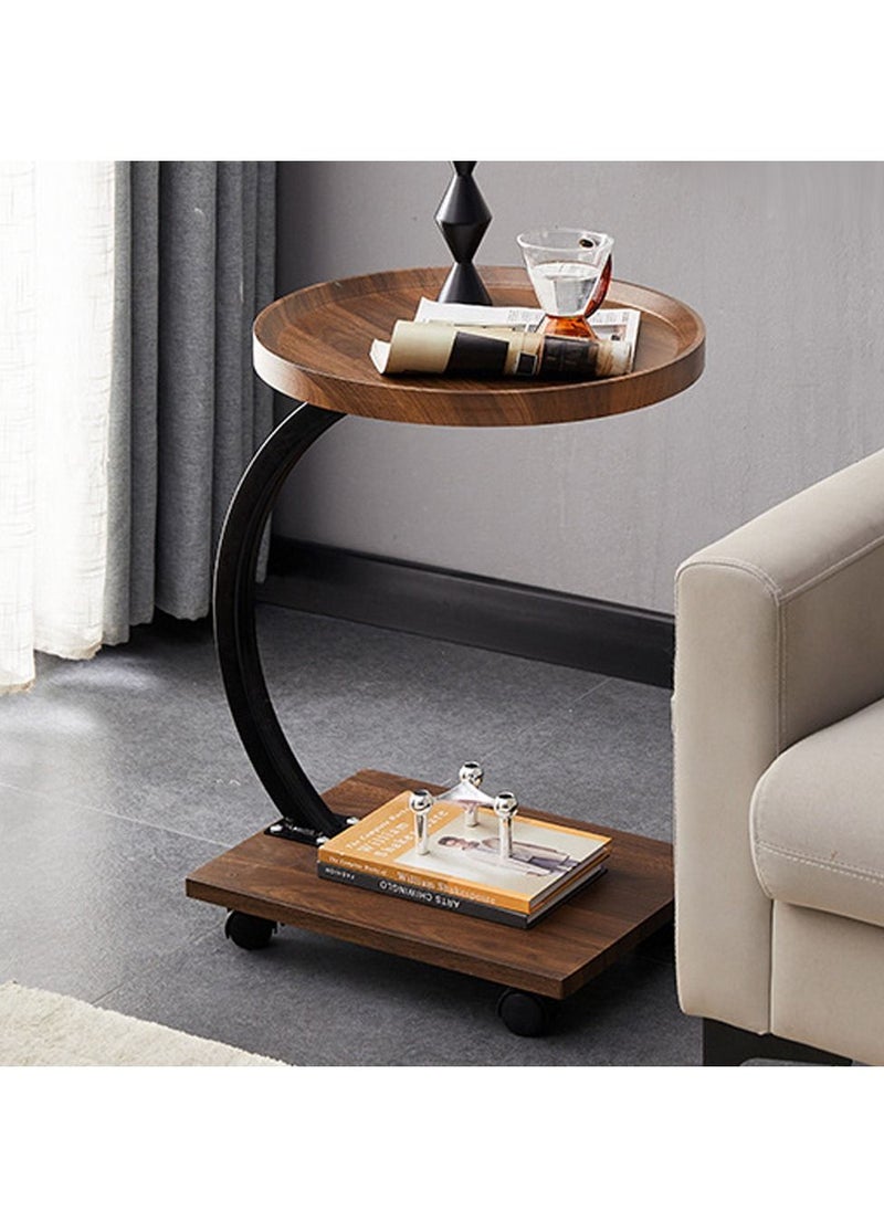 Arabest - U-shaped Removable Sofa Side Table, Simple Balcony Coffee Table Sofa Side Machine Table - Image 1