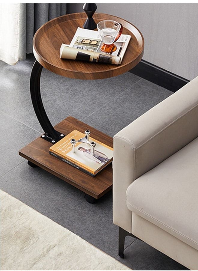 Arabest - U-shaped Removable Sofa Side Table, Simple Balcony Coffee Table Sofa Side Machine Table - Image 1