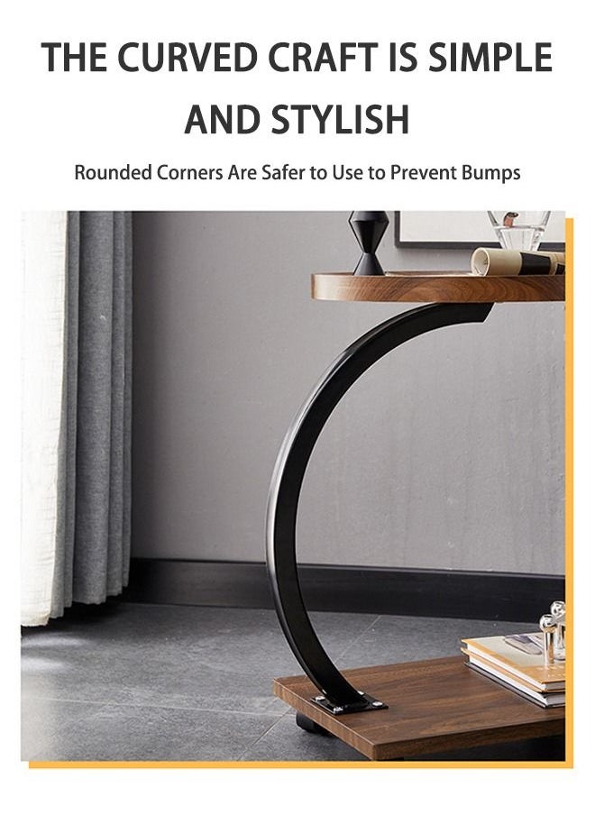 Arabest - U-shaped Removable Sofa Side Table, Simple Balcony Coffee Table Sofa Side Machine Table - Image 1