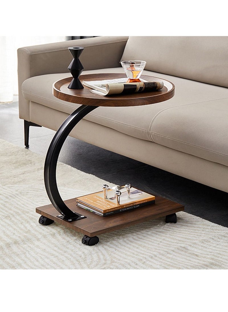 Arabest - U-shaped Removable Sofa Side Table, Simple Balcony Coffee Table Sofa Side Machine Table - Image 1
