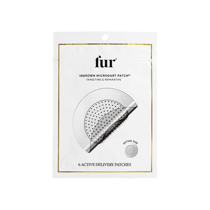 Fur Ingrown Microdart Patches - Ingrown Hair Care, Quickly and Effectively Clear Up Ingrown Hair Bumps - 6 Pack - Image 1