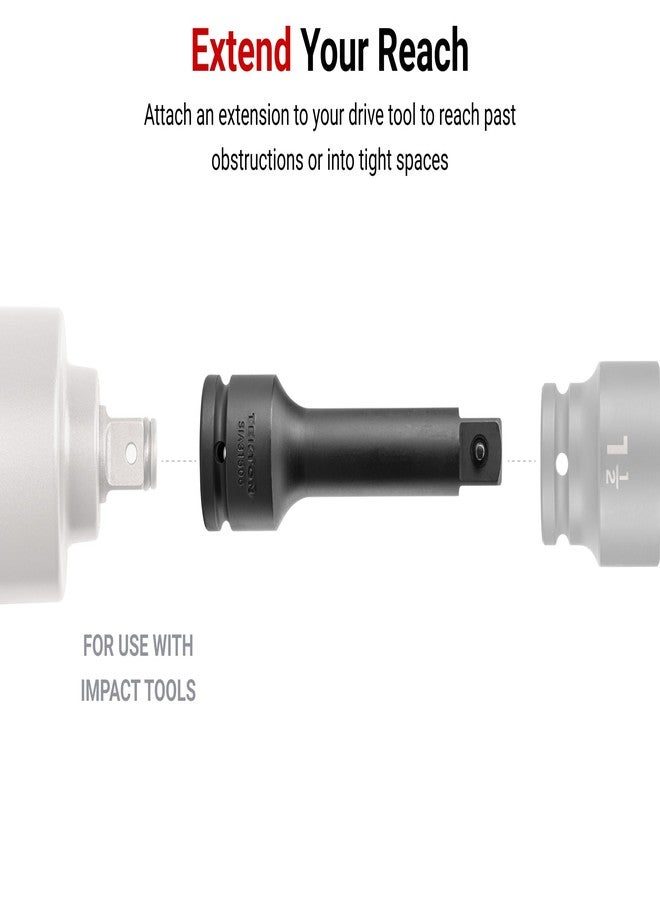 TEKTON 3/4 Inch Drive Extension Set, 3-Piece (Pin Detent) | SIA93004 - Image 2