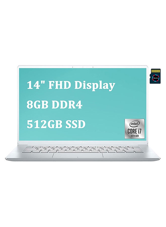 DELL (Upgraded Version) Inspiron 7490-7842SLV Laptop With 14-Inch Full HD Display, Core i7-10510U Processer/8GB RAM/512GB SSD/Intel UHD Graphics/Windows 10 /International Version English Platinum Silver - Image 5
