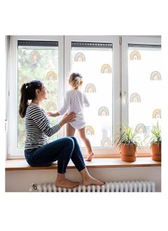 Y&D Flower Mini Rainbow Bohemian Decal, Room Decoration DIY Stickers Children's Baby PVC Wall Waterproof and Stick Mural Vinyl Kids Decor Art (6 Pieces)  - Image 4