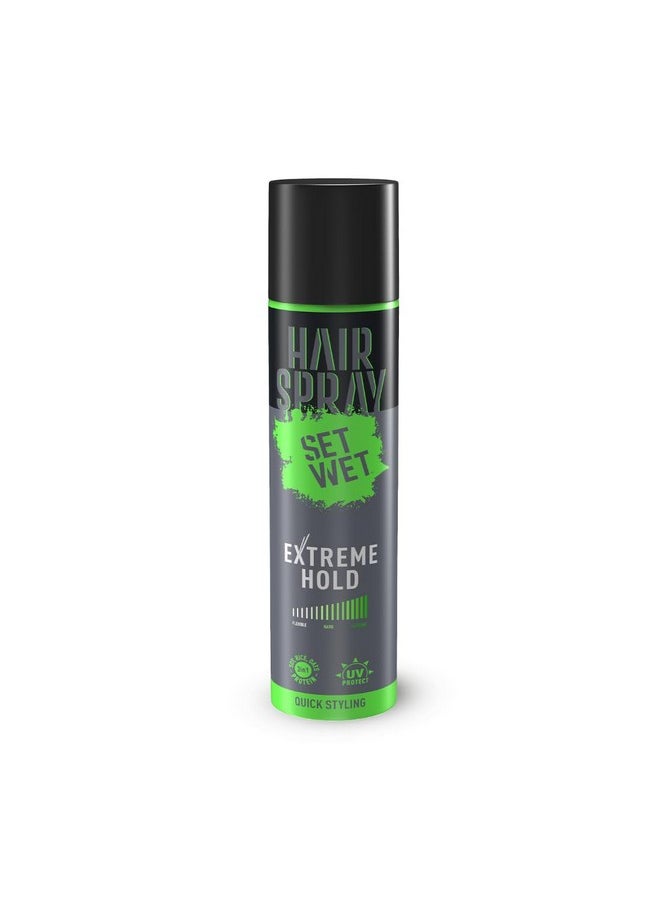 Hair Spray For Men Extreme Hold 200Ml | No Sulphate, No Paraben | Quick Hair Styling And Setting, No Flaking - pzsku/Z66B9D8F72EA028B69FC6Z/45/_/1733729904/ec6c779a-61f0-438b-baad-a23a5ac3a51e