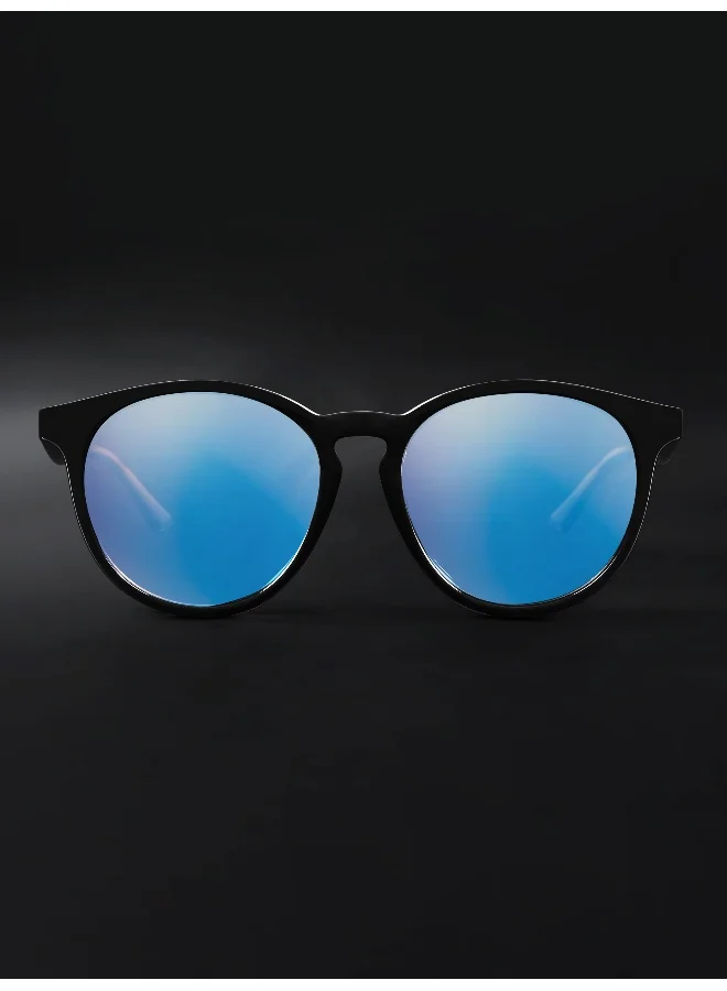 Woggles  Mirrored Polarized Round Sunglasses  | Best Price UAE