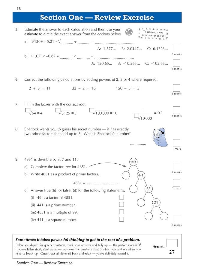 null - Ks3 Maths Year 8 Targeted Workbook (With Answers) - Image 1