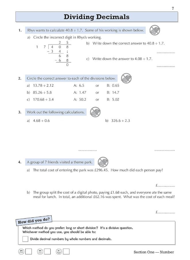 null - Ks3 Maths Year 8 Targeted Workbook (With Answers) - Image 1