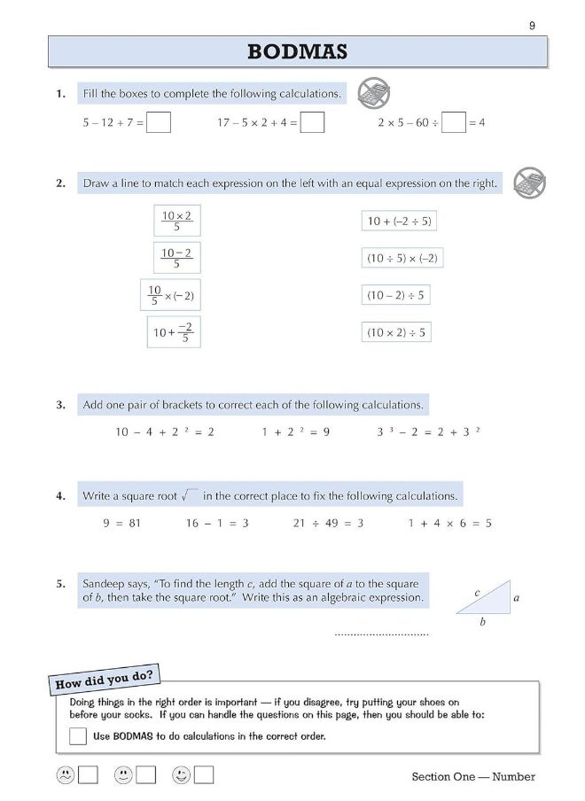 null - Ks3 Maths Year 8 Targeted Workbook (With Answers) - Image 1