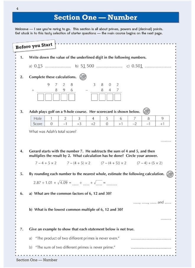 null - Ks3 Maths Year 8 Targeted Workbook (With Answers) - Image 1
